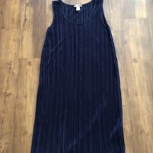 Blue Pleated dress